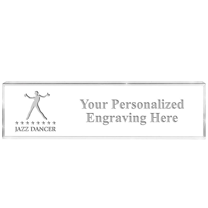 DESK NAMEPLATE CRYSTAL