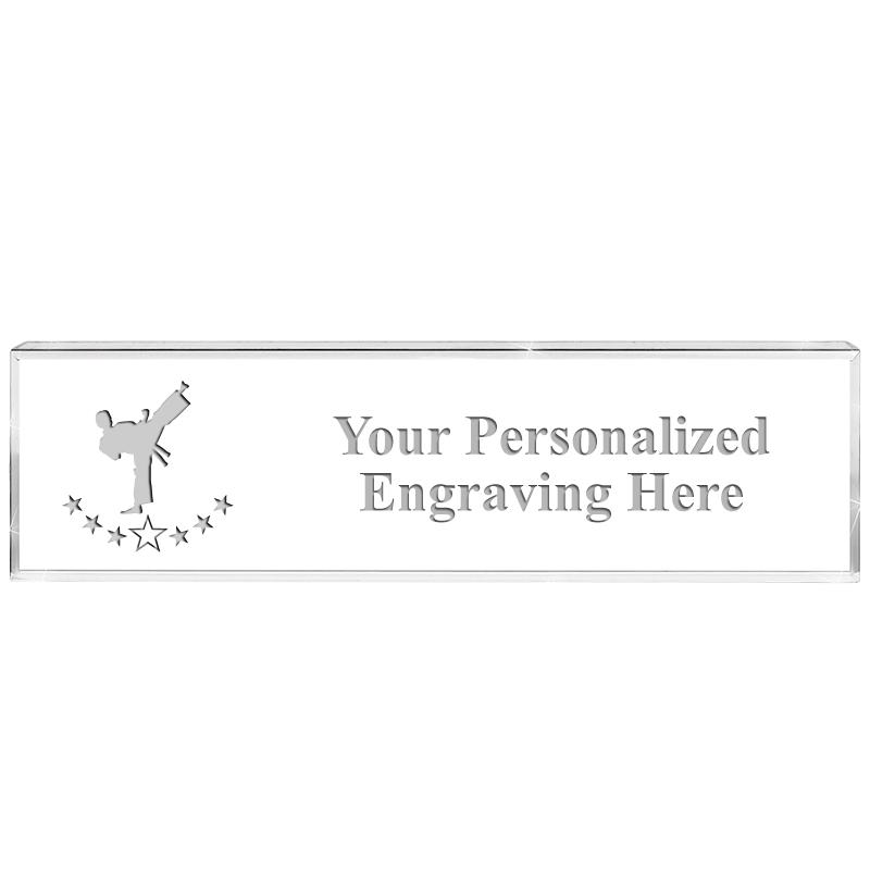 DESK NAMEPLATE CRYSTAL