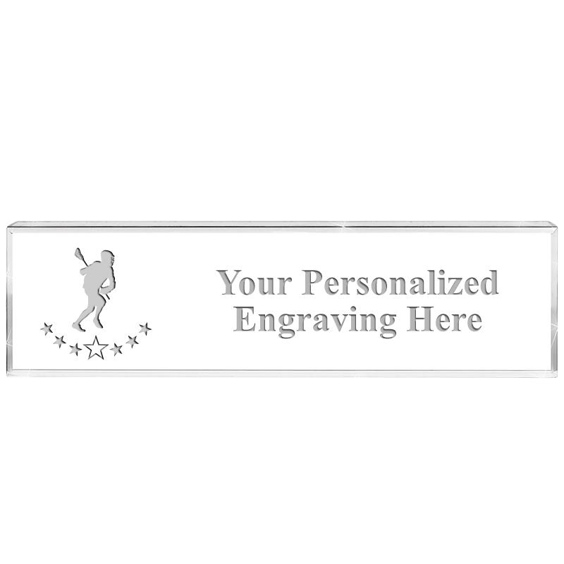 DESK NAMEPLATE CRYSTAL