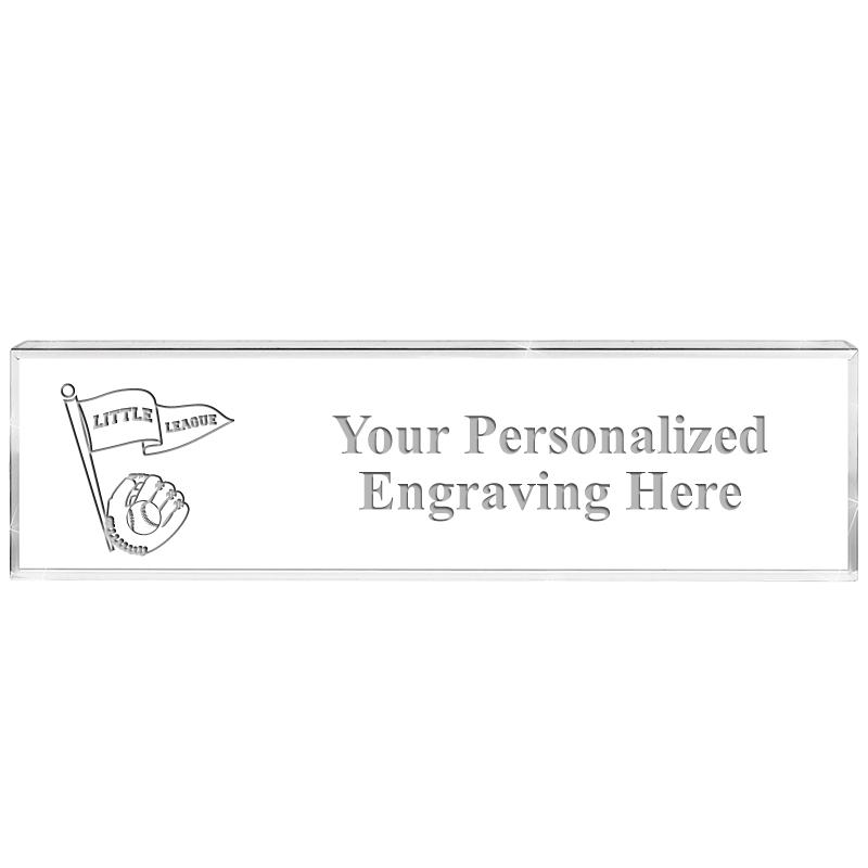 DESK NAMEPLATE CRYSTAL