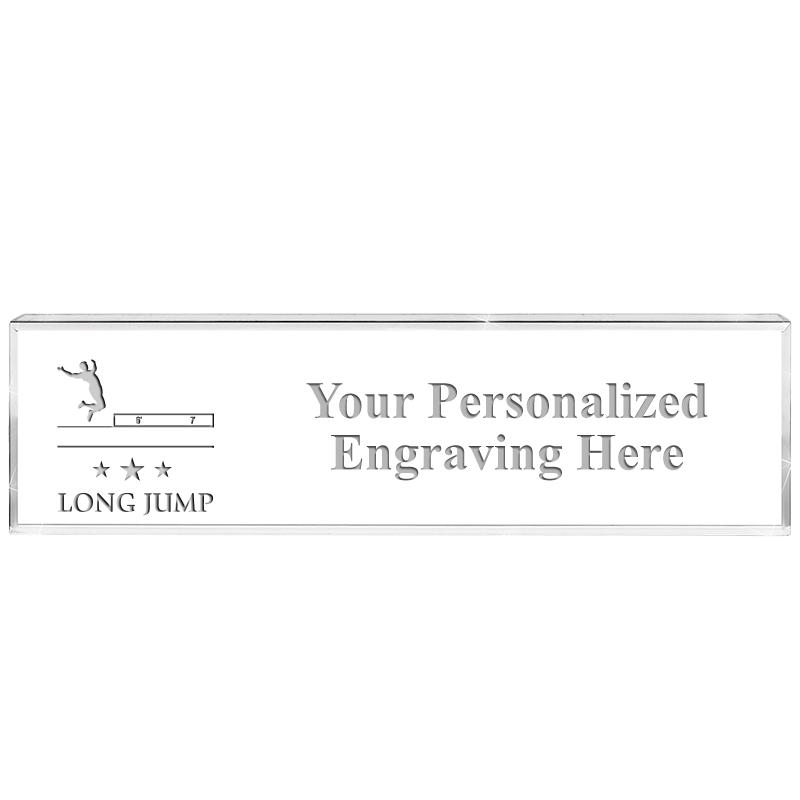 DESK NAMEPLATE CRYSTAL