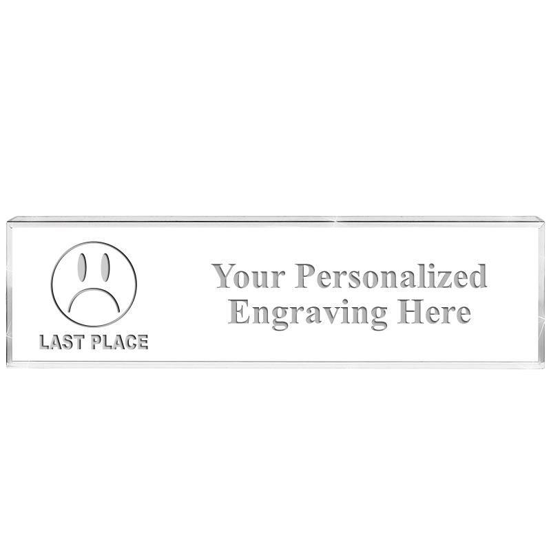 DESK NAMEPLATE CRYSTAL