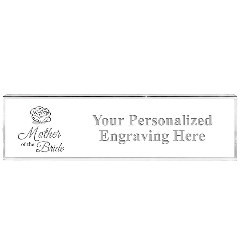 DESK NAMEPLATE CRYSTAL