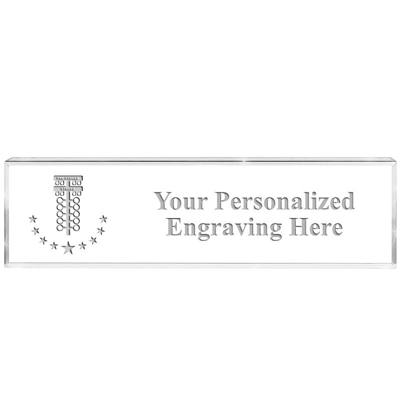 DESK NAMEPLATE CRYSTAL