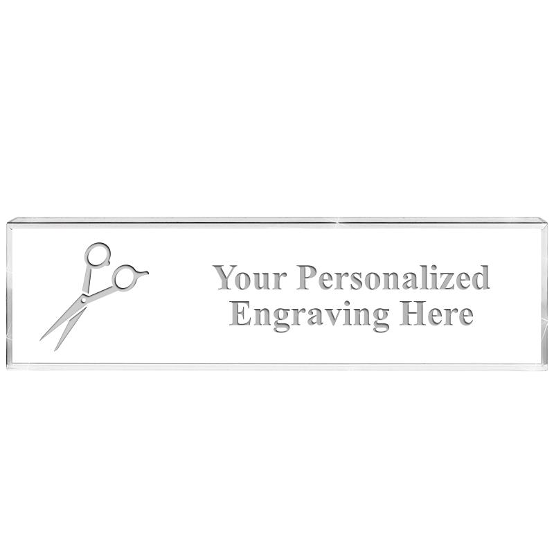 DESK NAMEPLATE CRYSTAL