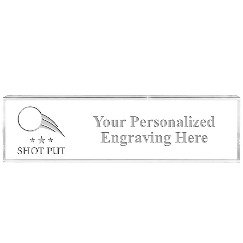 DESK NAMEPLATE CRYSTAL