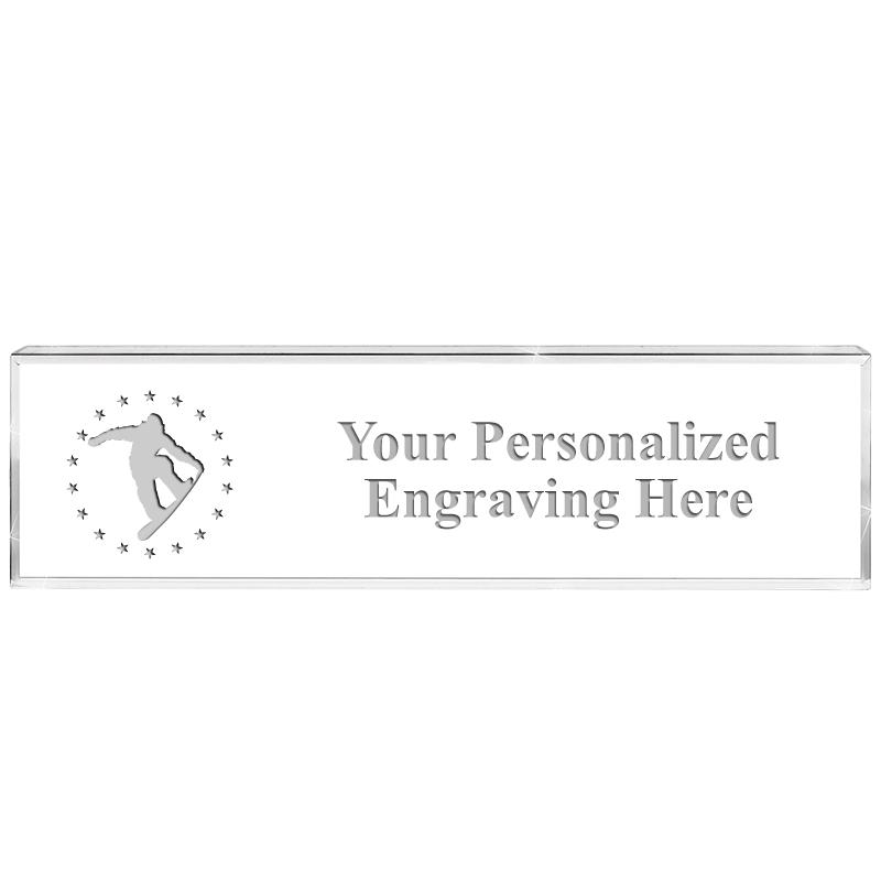 DESK NAMEPLATE CRYSTAL