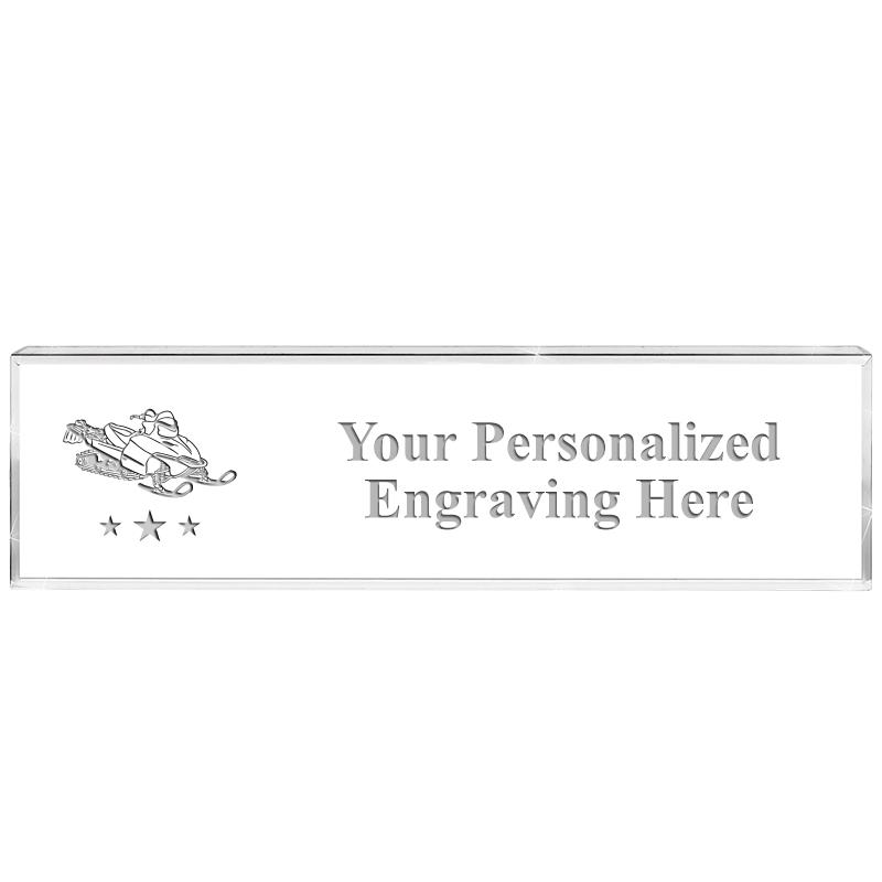 DESK NAMEPLATE CRYSTAL