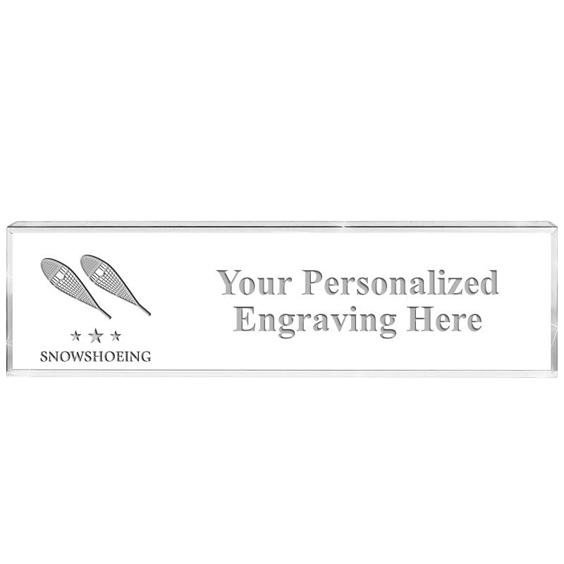 DESK NAMEPLATE CRYSTAL