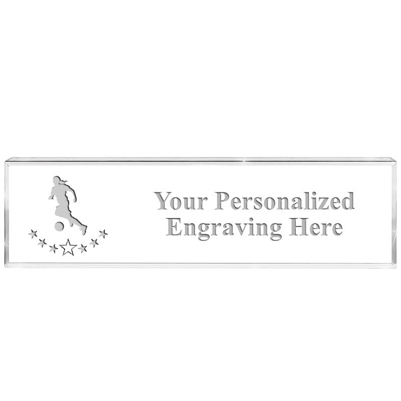 DESK NAMEPLATE CRYSTAL