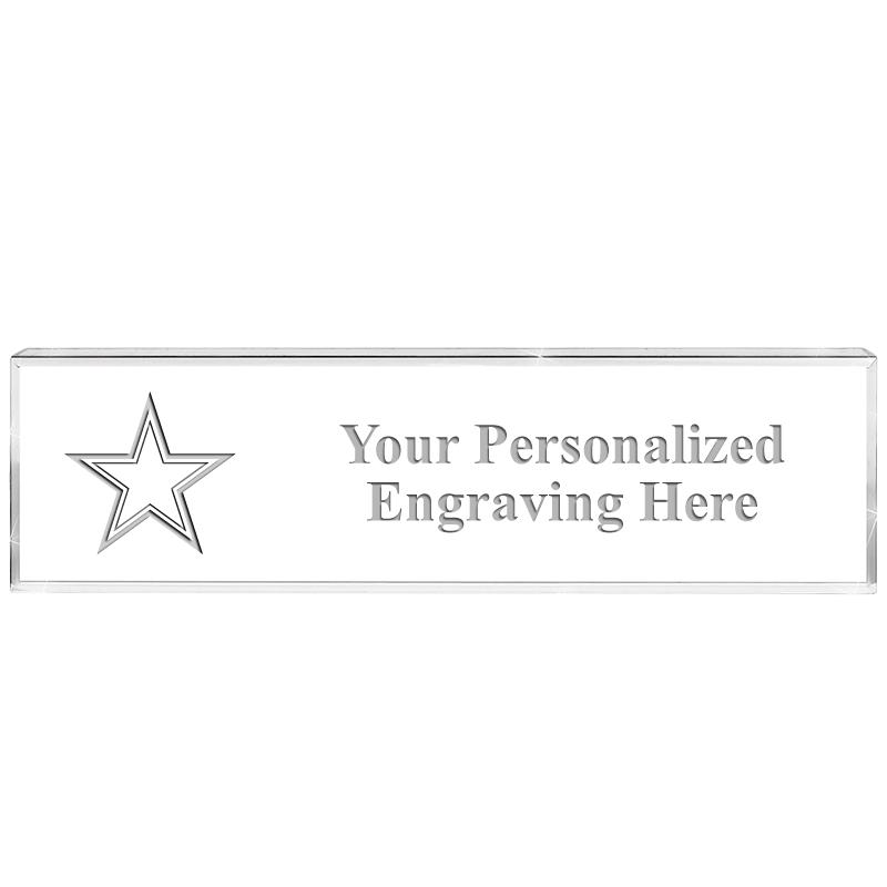 DESK NAMEPLATE CRYSTAL