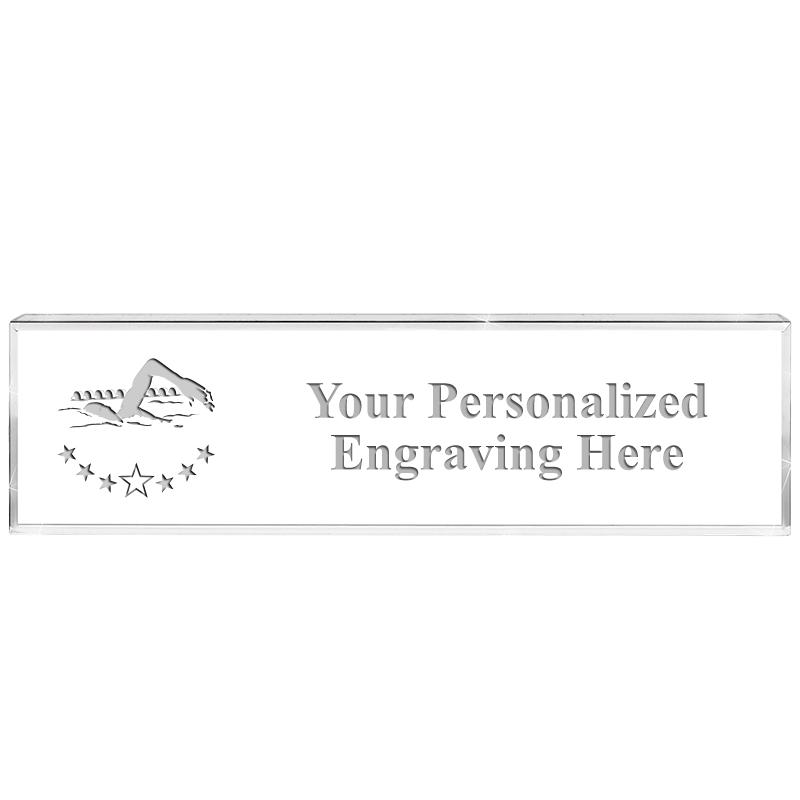 DESK NAMEPLATE CRYSTAL