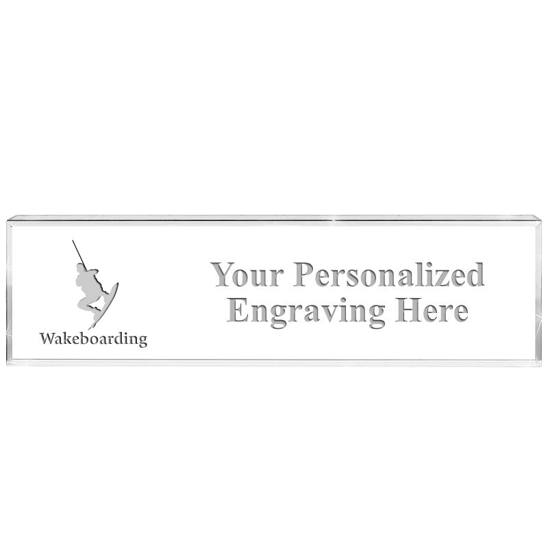 DESK NAMEPLATE CRYSTAL
