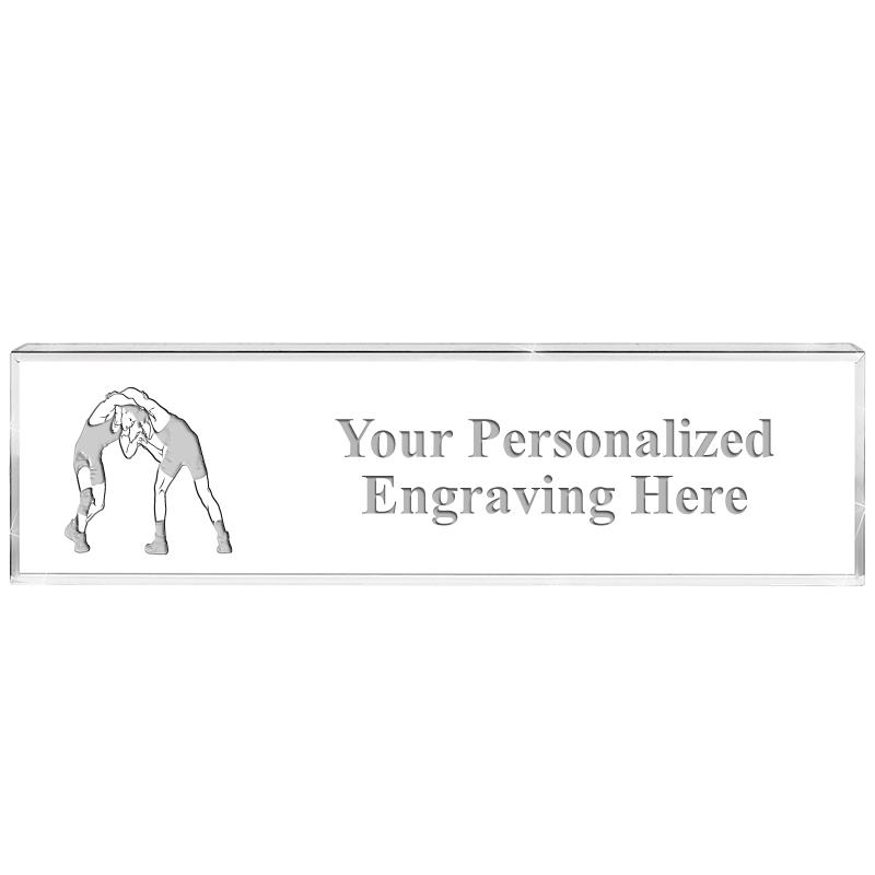 DESK NAMEPLATE CRYSTAL