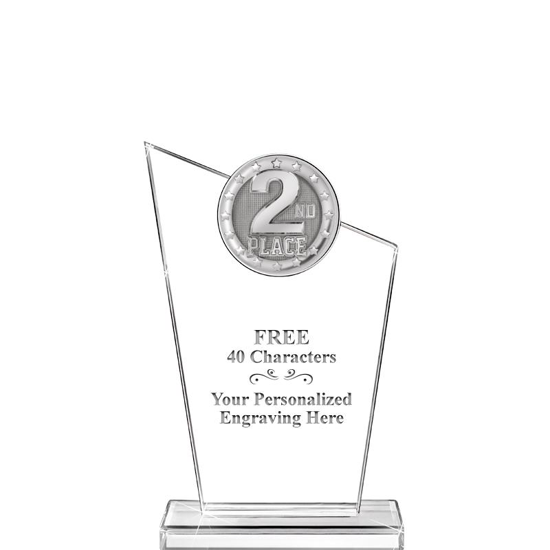 7"ELEVATION CRYSTL W BLAZE INS