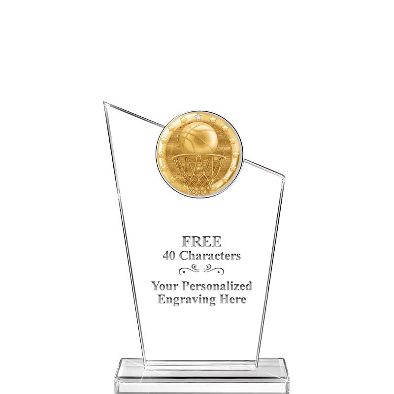 7"ELEVATION CRYSTL W BLAZE INS