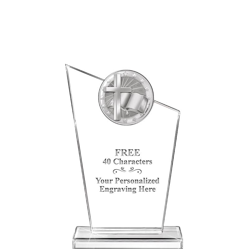 7"ELEVATION CRYSTL W BLAZE INS