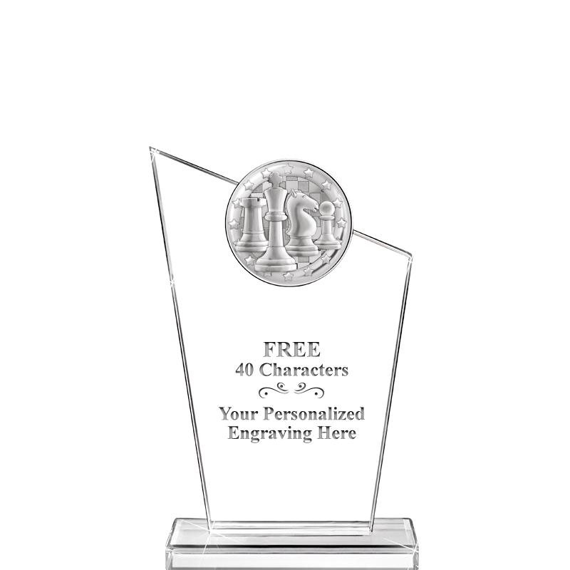 7"ELEVATION CRYSTL W BLAZE INS