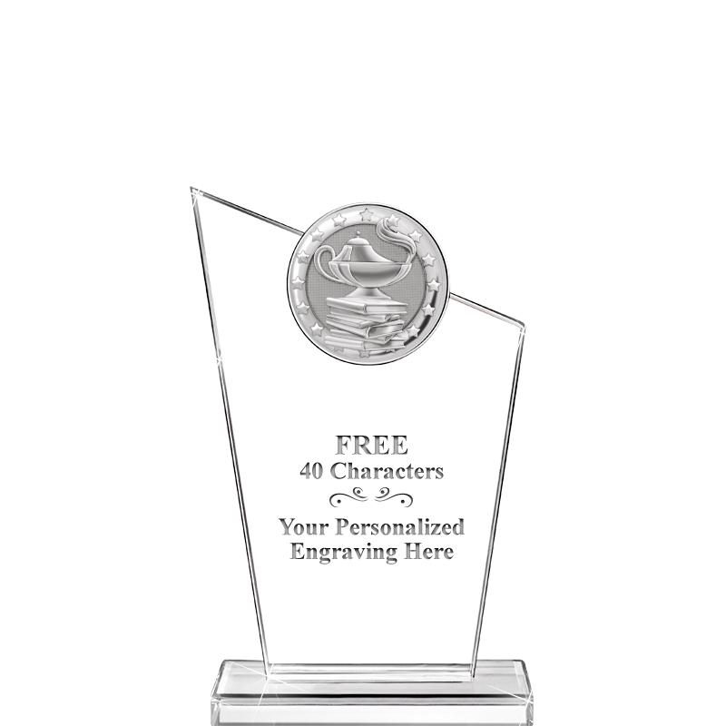 7"ELEVATION CRYSTL W BLAZE INS