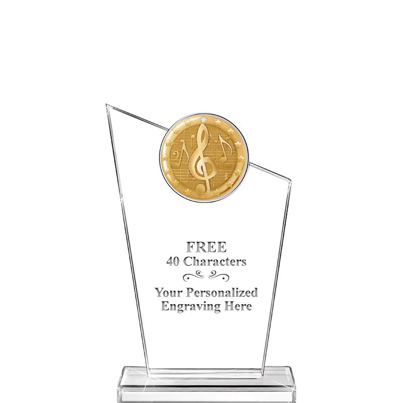 7"ELEVATION CRYSTL W BLAZE INS