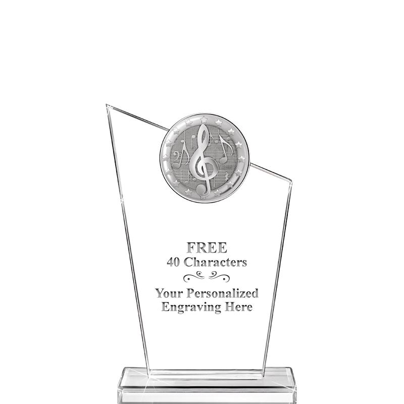 7"ELEVATION CRYSTL W BLAZE INS