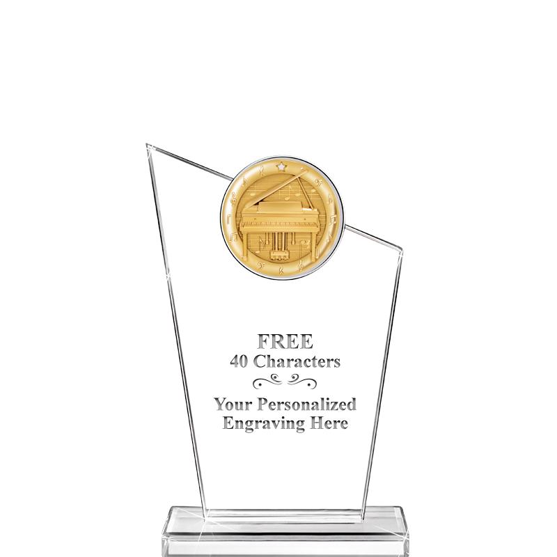 7"ELEVATION CRYSTL W BLAZE INS