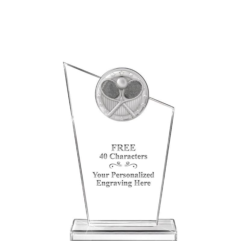 7"ELEVATION CRYSTL W BLAZE INS