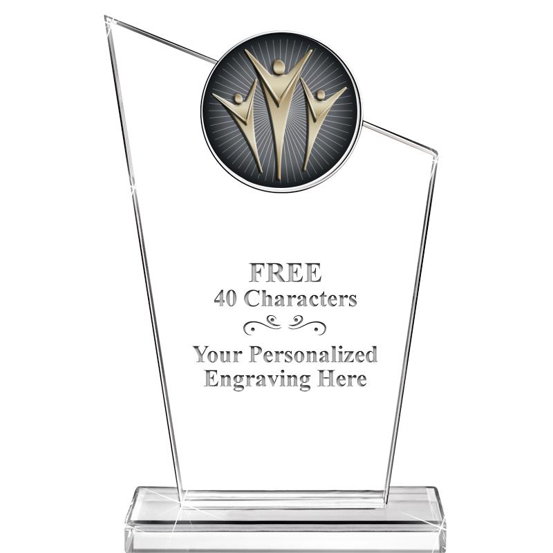 7" ELEVATION CRYSTAL W-INSERT