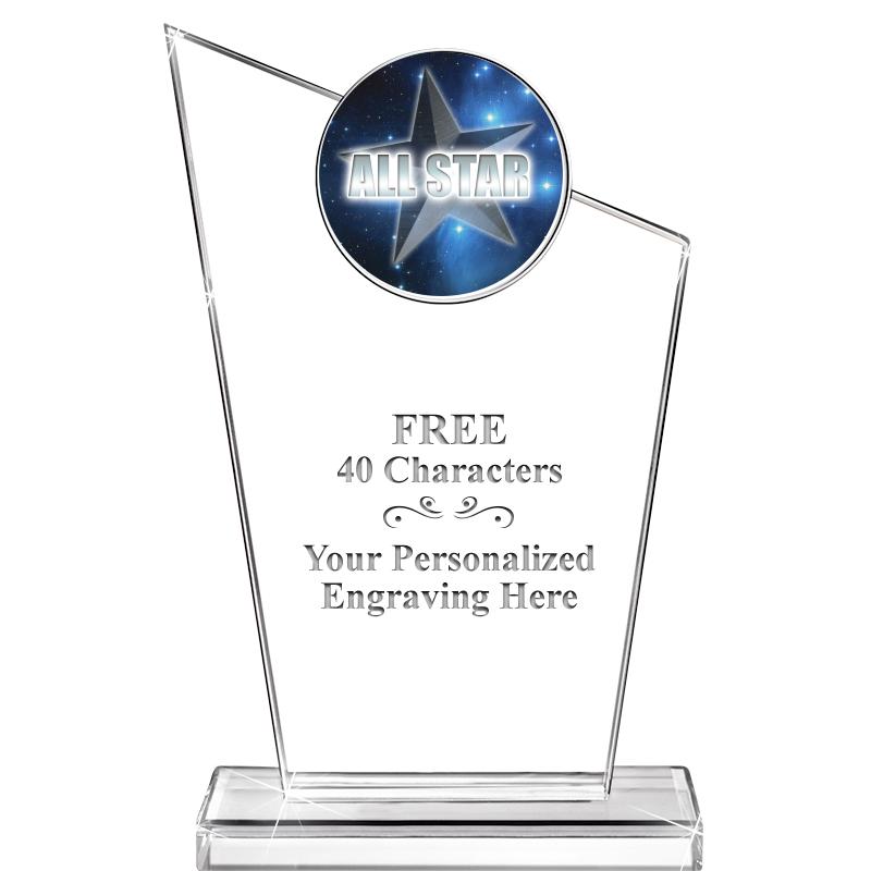 7" ELEVATION CRYSTAL W-INSERT