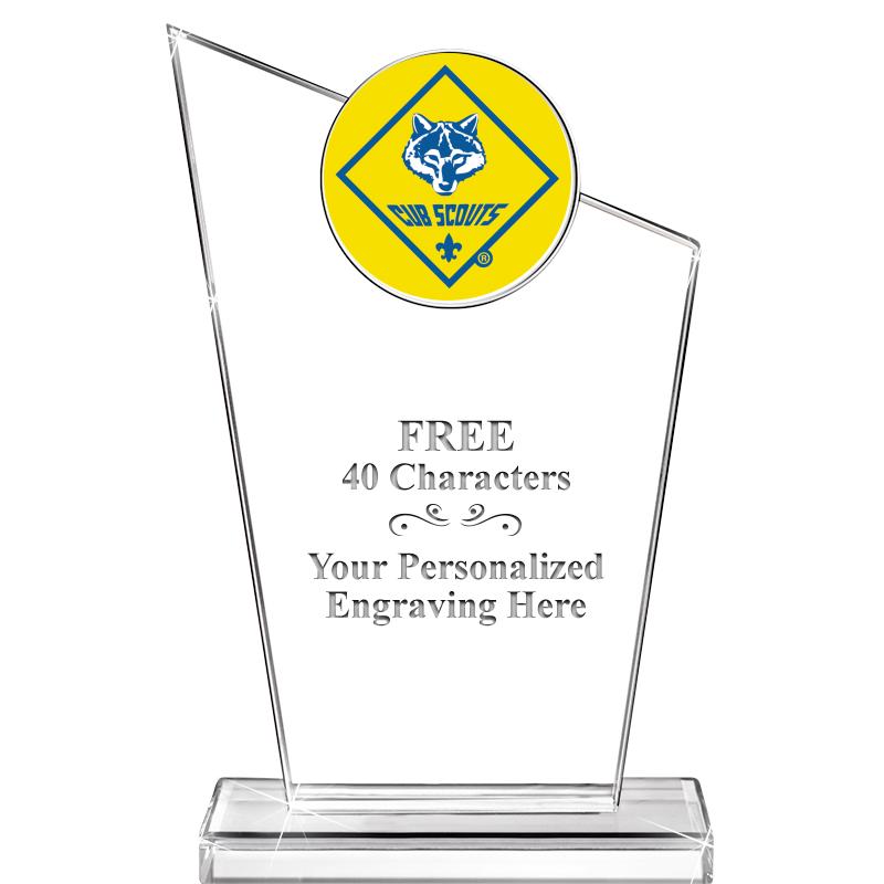 7" ELEVATION CRYSTAL W-INSERT