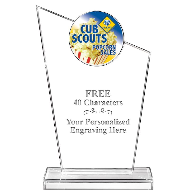 7" ELEVATION CRYSTAL W-INSERT