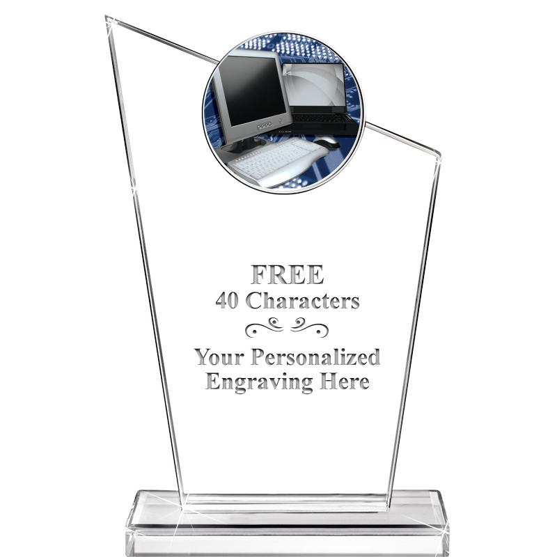 7" ELEVATION CRYSTAL W-INSERT