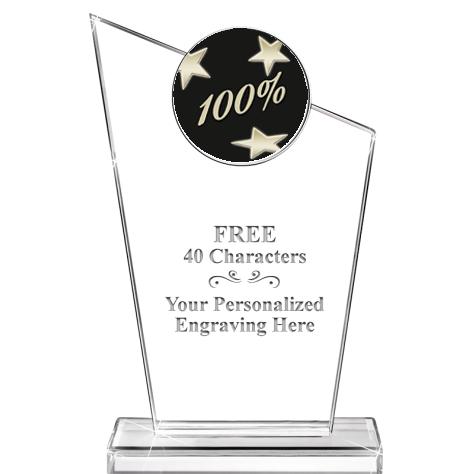 7" ELEVATION CRYSTAL W-INSERT