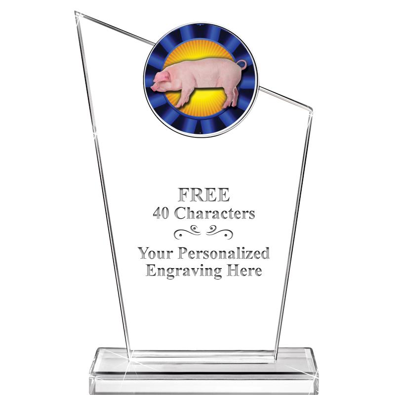 7" ELEVATION CRYSTAL W-INSERT