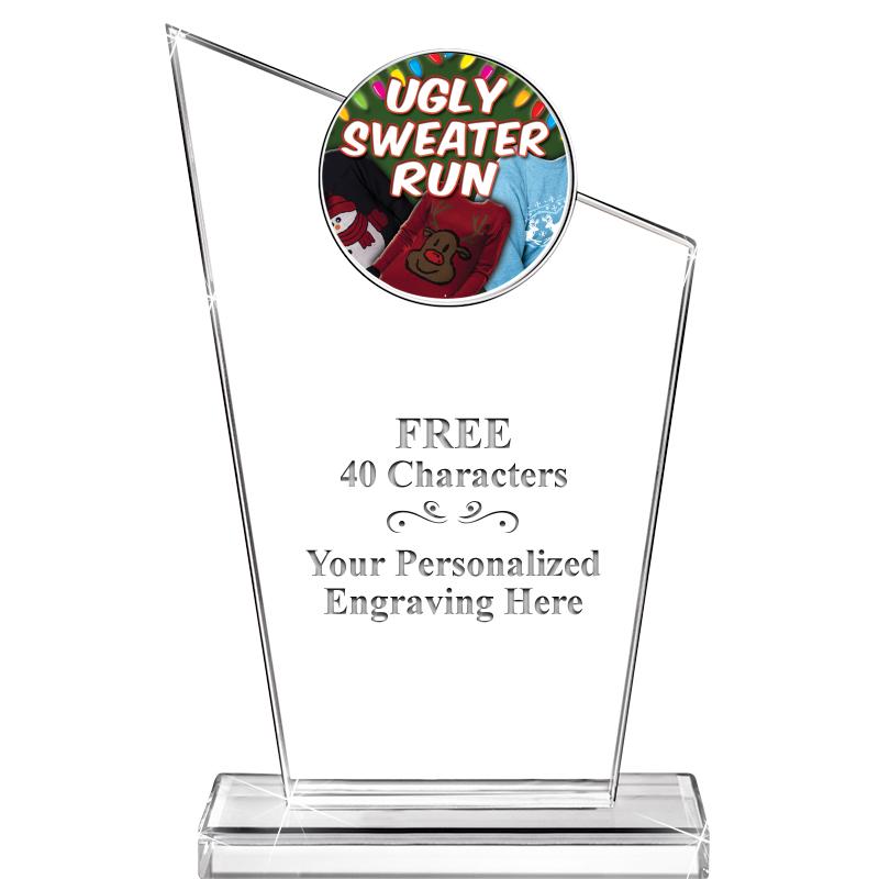 7" ELEVATION CRYSTAL W-INSERT