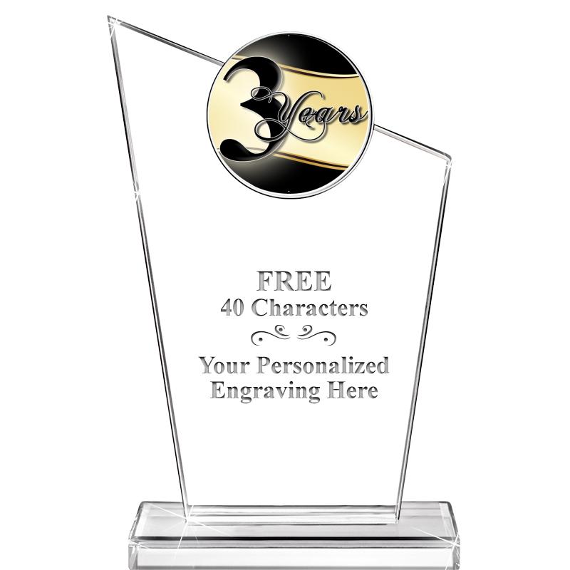 7" ELEVATION CRYSTAL W-INSERT