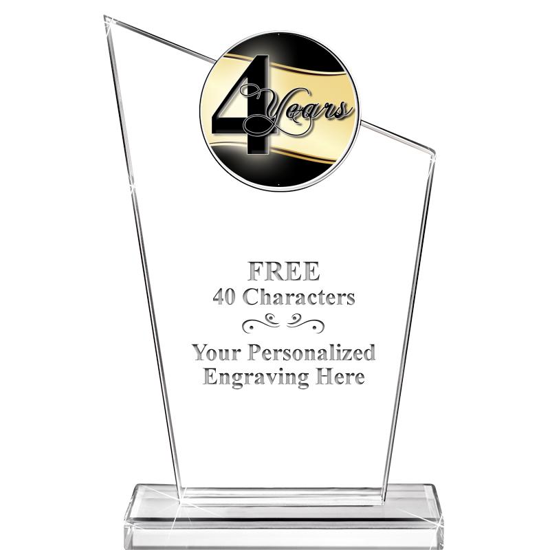 7" ELEVATION CRYSTAL W-INSERT