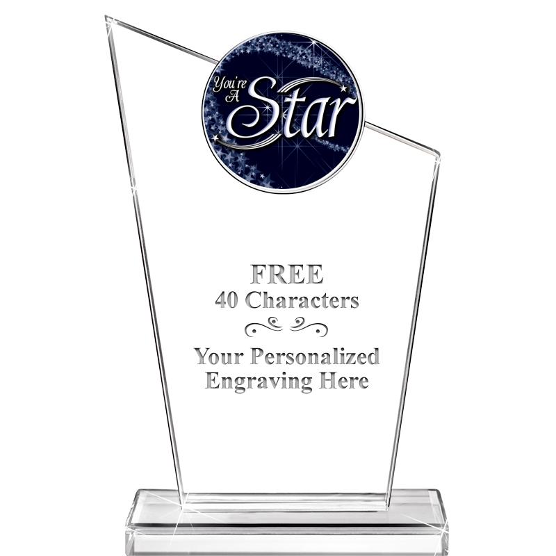 7" ELEVATION CRYSTAL W-INSERT