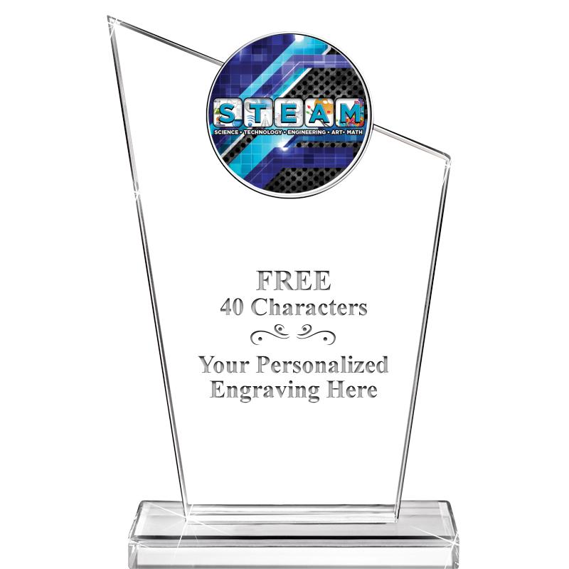 7" ELEVATION CRYSTAL W-INSERT