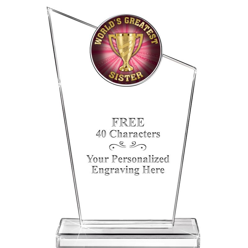 7" ELEVATION CRYSTAL W-INSERT