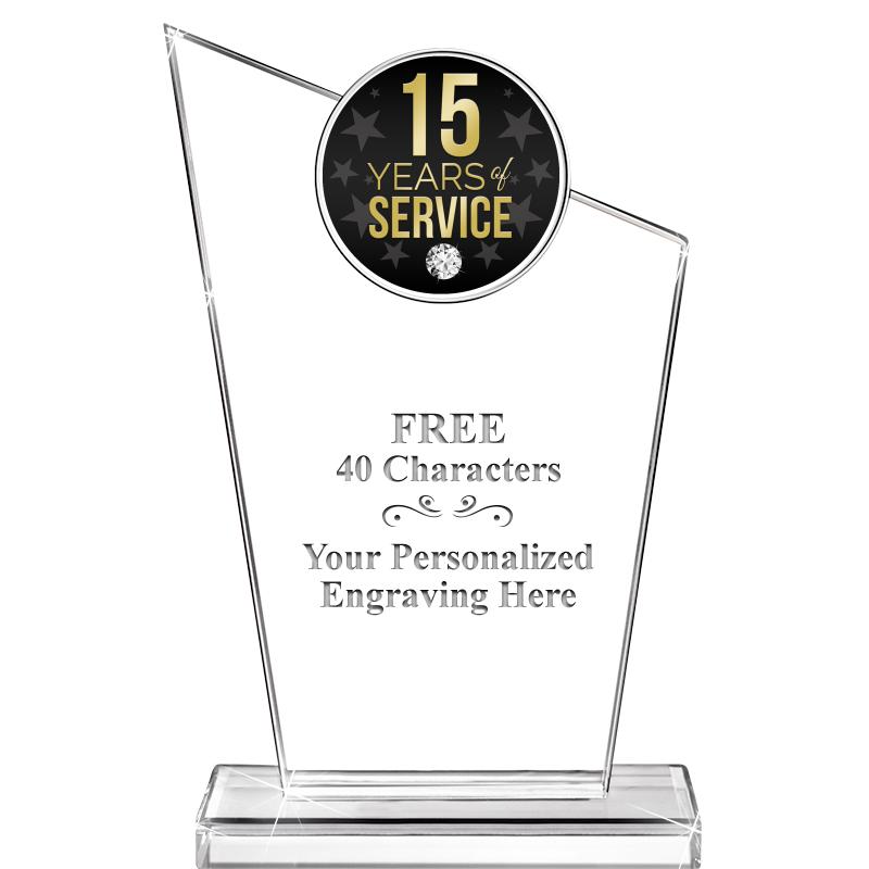 7" ELEVATION CRYSTAL W-INSERT