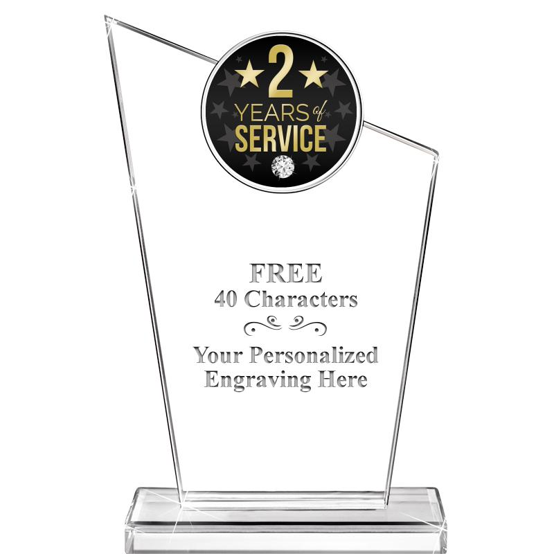 7" ELEVATION CRYSTAL W-INSERT