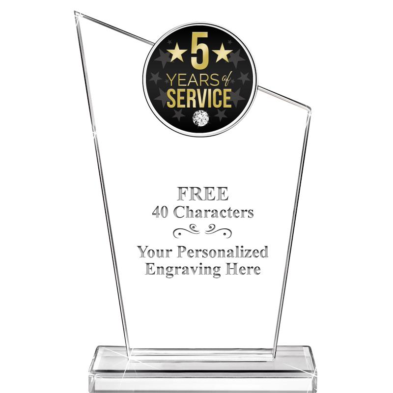 7" ELEVATION CRYSTAL W-INSERT