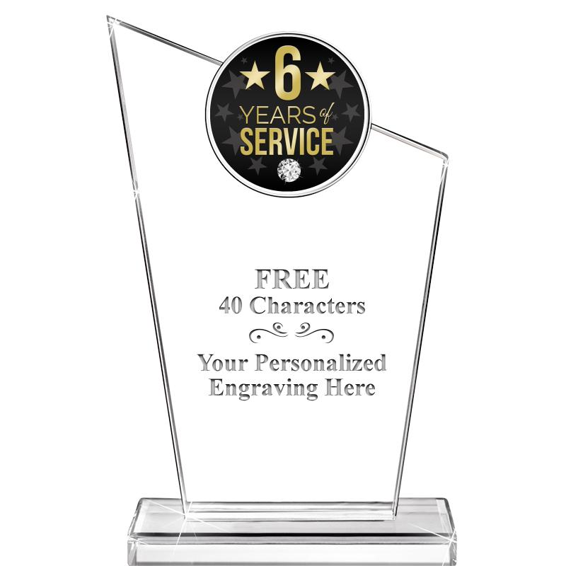 7" ELEVATION CRYSTAL W-INSERT