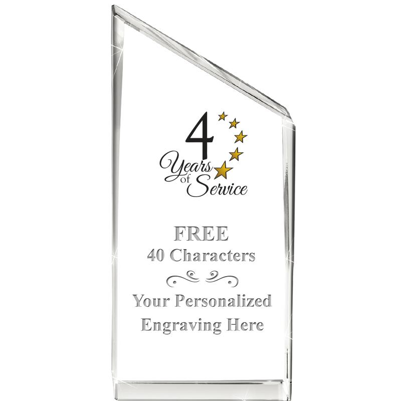 4" EMPIRE CRYSTAL AWARD