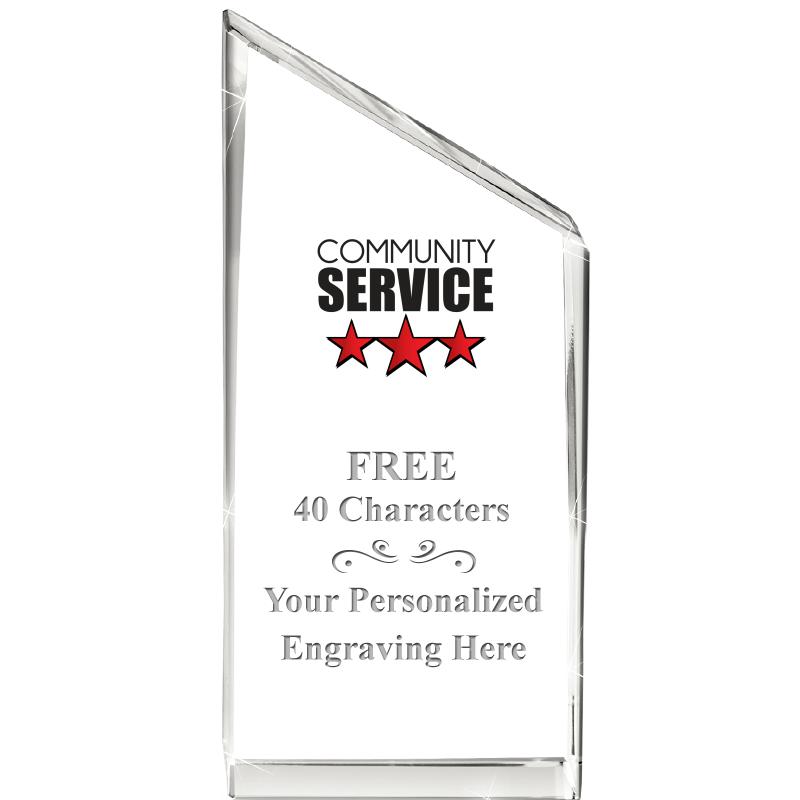 4" EMPIRE CRYSTAL AWARD