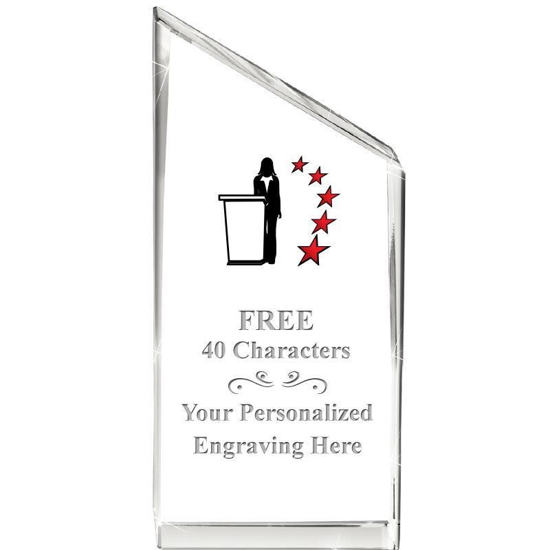 4" EMPIRE CRYSTAL AWARD