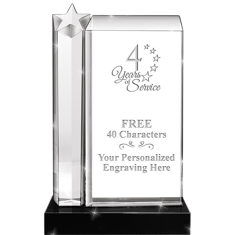 9.5"ENVISION STAR CRYSTAL