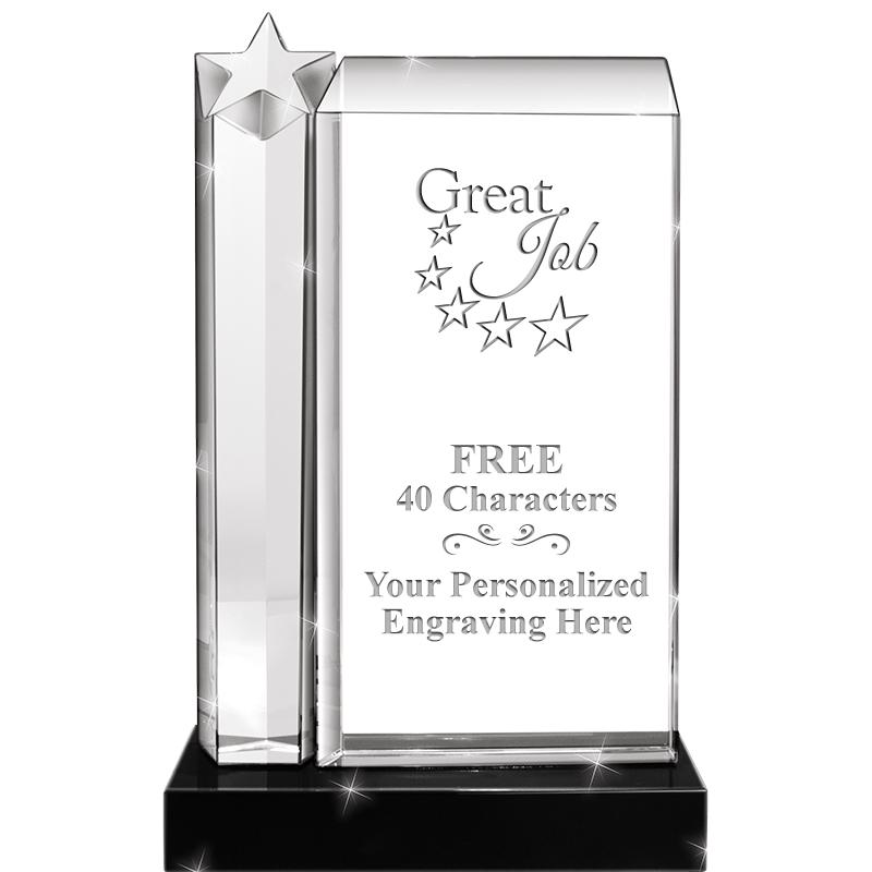 9.5"ENVISION STAR CRYSTAL