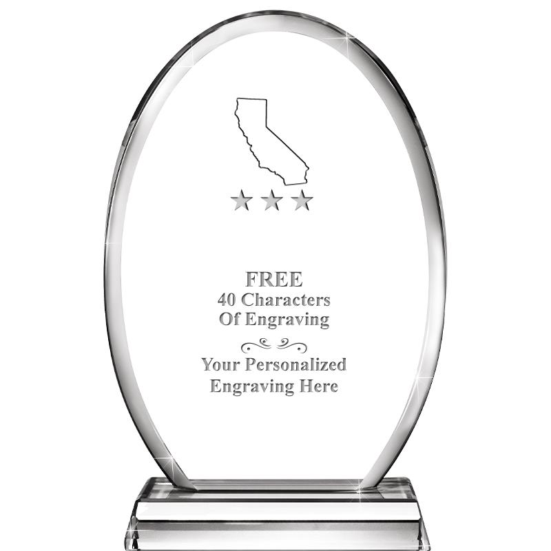 8" ELLIPTIC CRYSTAL